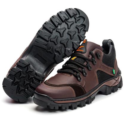 Imagem de Bota Coturno Frontinni com Cadarço Detalhes em Costuras e Recortes