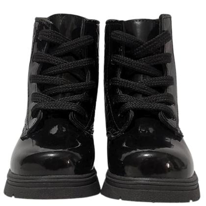 Imagem de Bota Coturno Infantil Feminina Tratorada Juvenil Menina Botina Lançamento Presente Criança Blogueirinha Shoes Kids