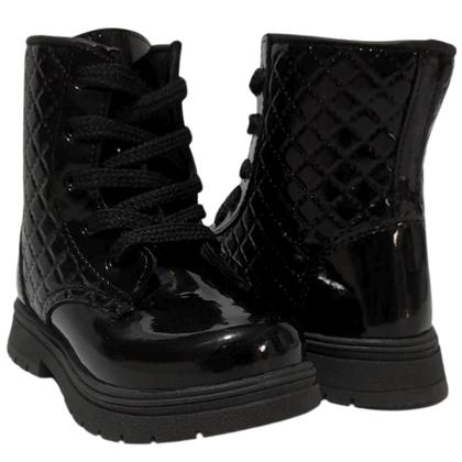 Imagem de Bota Coturno Infantil Feminina Tratorada Juvenil Menina Botina Lançamento Presente Criança Blogueirinha Shoes Kids