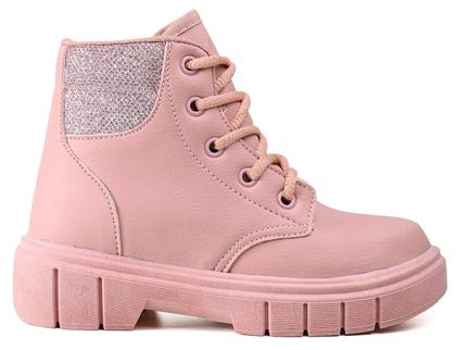 Imagem de Bota Coturno Infantil Feminina Via Vip Botinha Estilo Tratorada Brilho Conforto