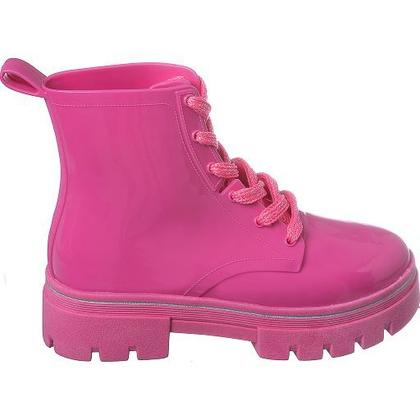 Imagem de Bota Coturno Infantil Feminino Tratorado Pink Camin