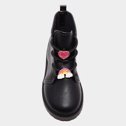 Imagem de Bota Coturno Infantil Molekinha Baby Gliter Menina