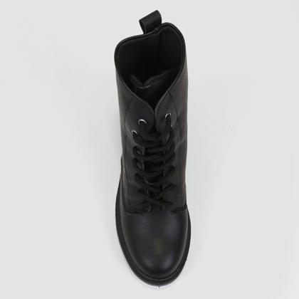 Imagem de Bota Coturno Look Fashion Cano Médio Feminina