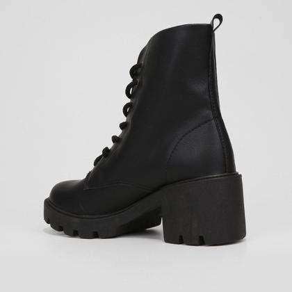 Imagem de Bota Coturno Look Fashion Cano Médio Feminina