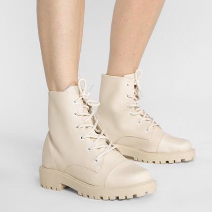 Imagem de Bota Coturno Look Fashion Cano Médio Feminina