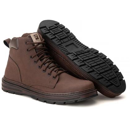 Imagem de Bota Coturno Masculina Ferraroni Cano Médio Solado Tratorado Leve Resistente
