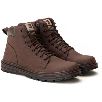 Imagem de Bota Coturno Masculina Ferraroni Cano Médio Solado Tratorado Leve Resistente