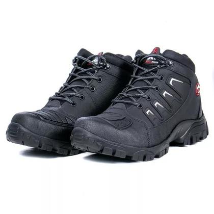 Imagem de Bota Coturno Masculina Trilha Adventure Preta