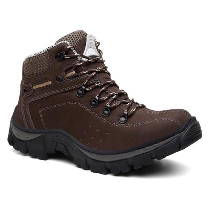 Imagem de Bota coturno masculino adventure couro legítimo trilha