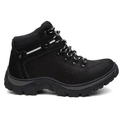 Imagem de Bota coturno masculino adventure couro legítimo trilha