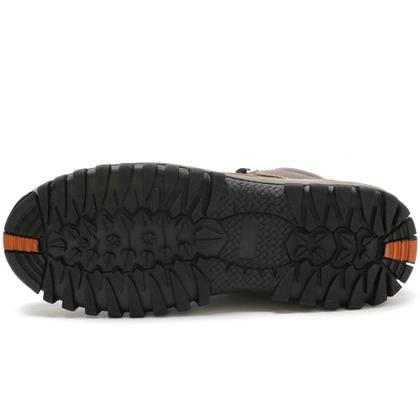 Imagem de Bota Coturno Masculino Adventure Militar Trilha Em Couro