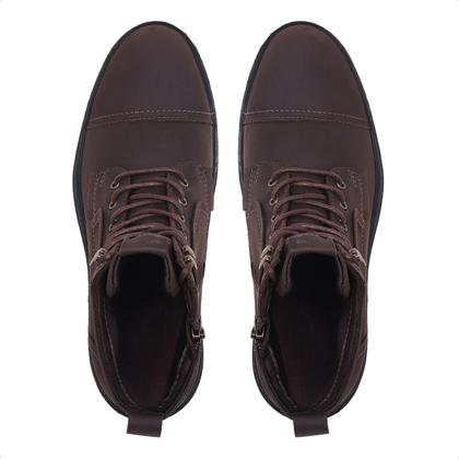 Imagem de Bota Coturno Masculino Casual Couro Confortável Alaska