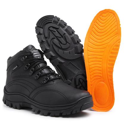 Imagem de Bota Coturno Masculino Couro Schiareli 970 Cano Curto Adventure