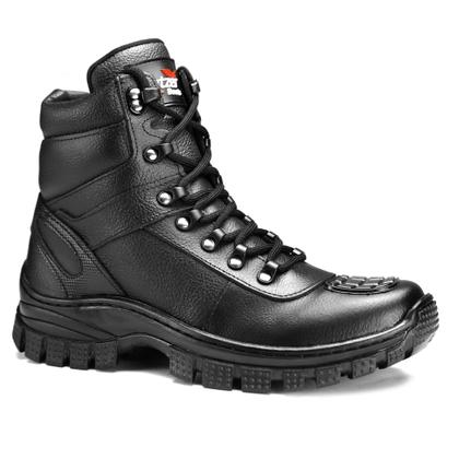 Imagem de Bota Coturno Masculino  Motociclista em Couro Legitimo Cano Curto