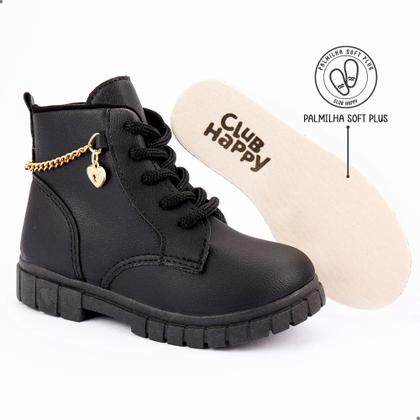 Imagem de Bota Coturno Menina Infantil Corrente Tratorado Feminino - 82.015-002