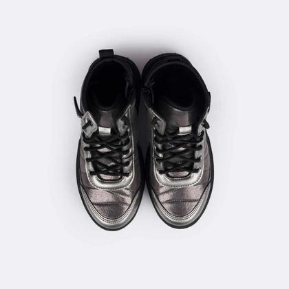 Imagem de Bota Coturno MeninaTweenie Store Matelassê-Grafite