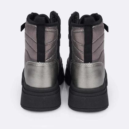 Imagem de Bota Coturno MeninaTweenie Store Matelassê-Grafite