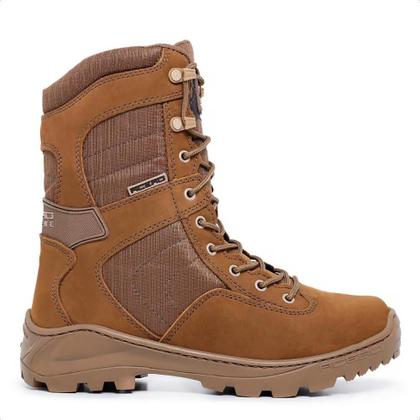 Imagem de Bota Coturno Militar Acero Extreme Coyote com Zíper Lateral Cano Alto
