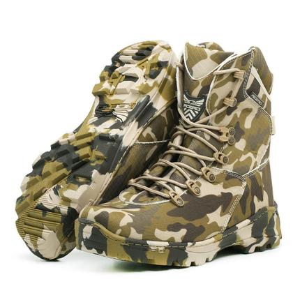 Imagem de Bota Coturno Militar em Microfibra Acero Multicam Camuflada