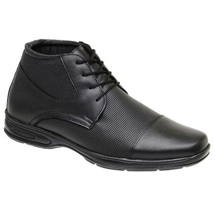Imagem de Bota Coturno Moda Casual Masculina Dia a Dia Com Cadarço + Cinto
