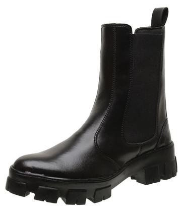 Imagem de Bota Coturno Modinha Inverno Solado Tratorado Alto Cano Médio Gmm Shoes