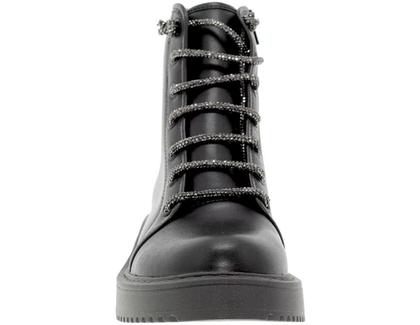 Imagem de Bota Coturno Moleca Calce Fácil Strass Fecho 5339.110