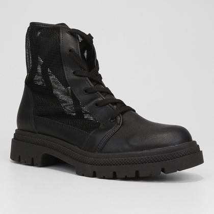 Imagem de Bota Coturno Moleca Cano Médio Feminina