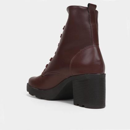 Imagem de Bota Coturno Sua Cia Salto Bloco Médio Feminina