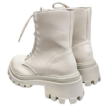 Imagem de Bota Coturno Tratorado com Corrente - Off White