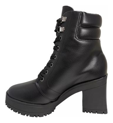 Imagem de Bota Coturno Vizzano Salto Bloco Feminino 3091.102 Original