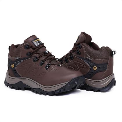 Imagem de Bota Coturno Xtrail Tratorada Em Couro Com C.a Master Boots