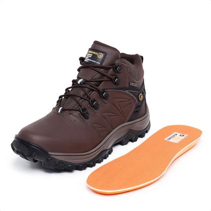 Imagem de Bota Coturno Xtrail Tratorada Em Couro Com C.a Master Boots