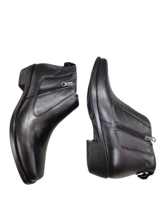 Imagem de Bota coutry rafarillo em couro 3491-00 com zíper cano curto