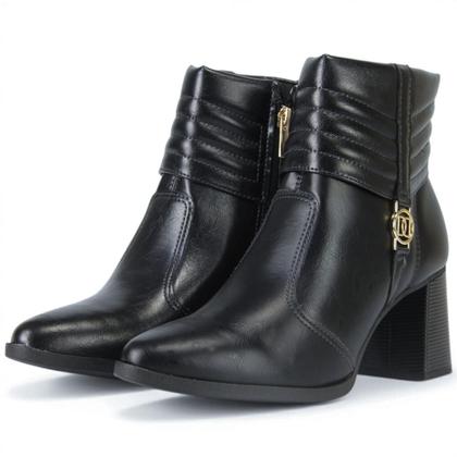 Imagem de Bota Dakota Cano Curto Salto Bloco D2161 Feminino