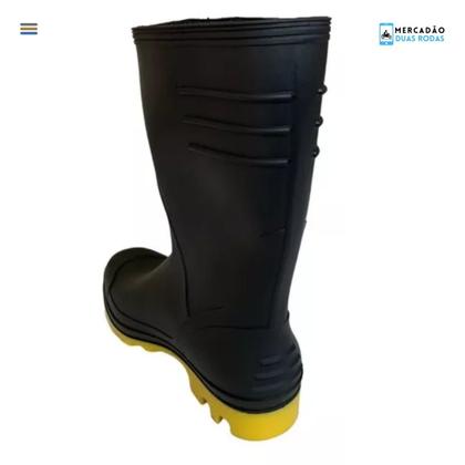 Imagem de Bota de chuva grendene pvc  forrada impermeavel  pega  forte 