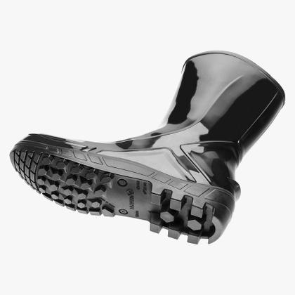 Imagem de Bota de Pvc Vulcaflex 110VFLEXF-PR Preta Cano Medio 25Cm CA 42291 Marluvas 