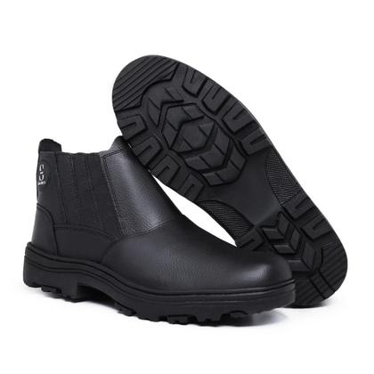 Imagem de Bota De Segurança Com C A Solado De Borracha Em Couro