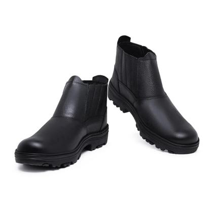 Imagem de Bota De Segurança Com C A Solado De Borracha Em Couro