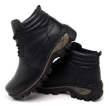 Imagem de Bota De Segurança Com Ca Calçado De Trabalho Marrompreto
