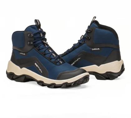 Imagem de Bota De Segurança Hybrid focus Blue Estival Bico PVC Bota Para Trilha, Trabalho