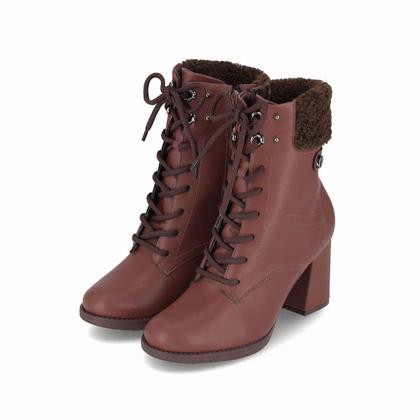 Imagem de Bota Elisete Cano Curto Salto Alto Pinhao