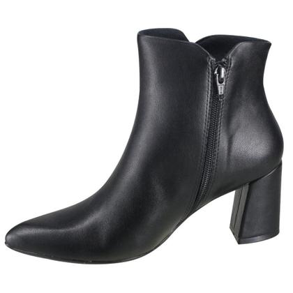Imagem de Bota feminina cano curto bico fino piccadilly ref:745188