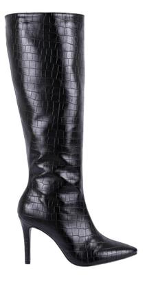 Imagem de Bota feminina cano longo salto alto fino