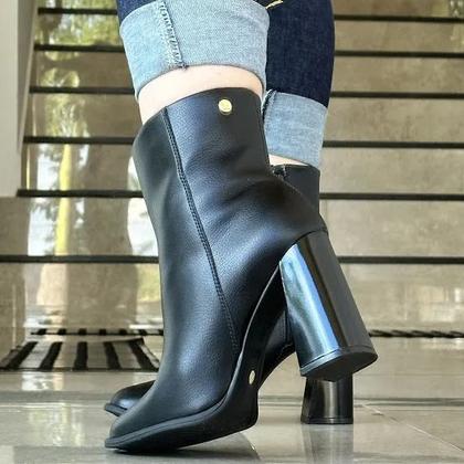 Imagem de Bota feminina clássica Vizzano preta e marrom