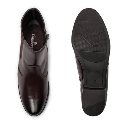 Imagem de Bota Feminina Confort Cano Curto Com Zíper