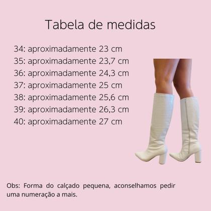Imagem de Bota feminina croco cano curto salto bloco/fino