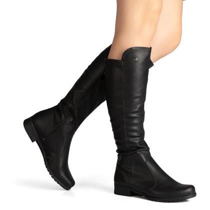 Imagem de Bota Feminina Dakota Cano Longo Salto Robusto Baixo Casual