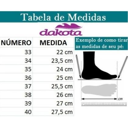 Imagem de Bota Feminina Dakota Country Western Salto Bloco Cano Curto G6021