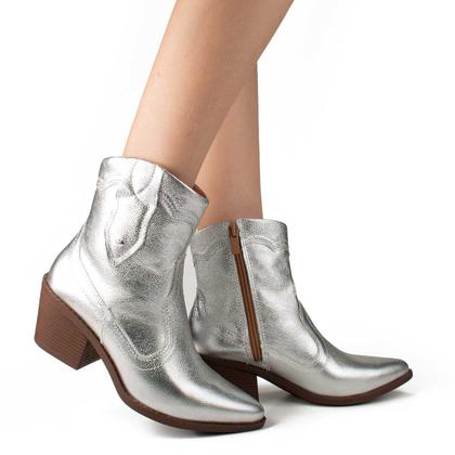 Imagem de Bota Feminina Dakota Country Western Salto Bloco Cano Curto G6021