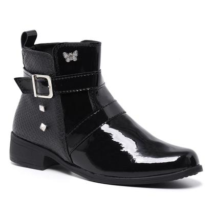 Imagem de Bota Feminina Gmm Shoes Coturno Cano Curto com Ziper Confortável